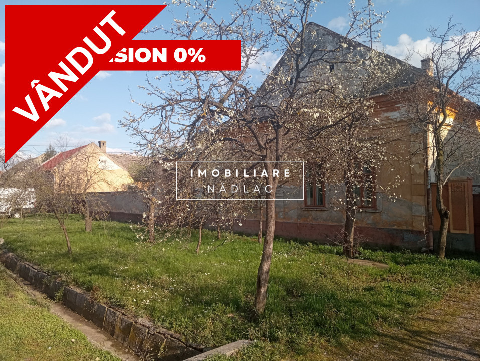 Casa pentru demolare in Nadlac teren 1033mp
