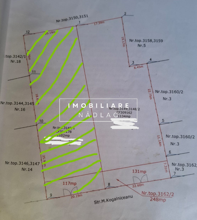 Teren intravilan in Nadlac 1293mp