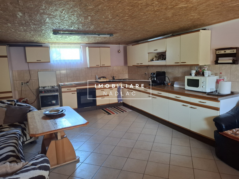 Proprietate mixtă de vânzare în Nădlac – Casă modernă + hală/grajd + teren mare