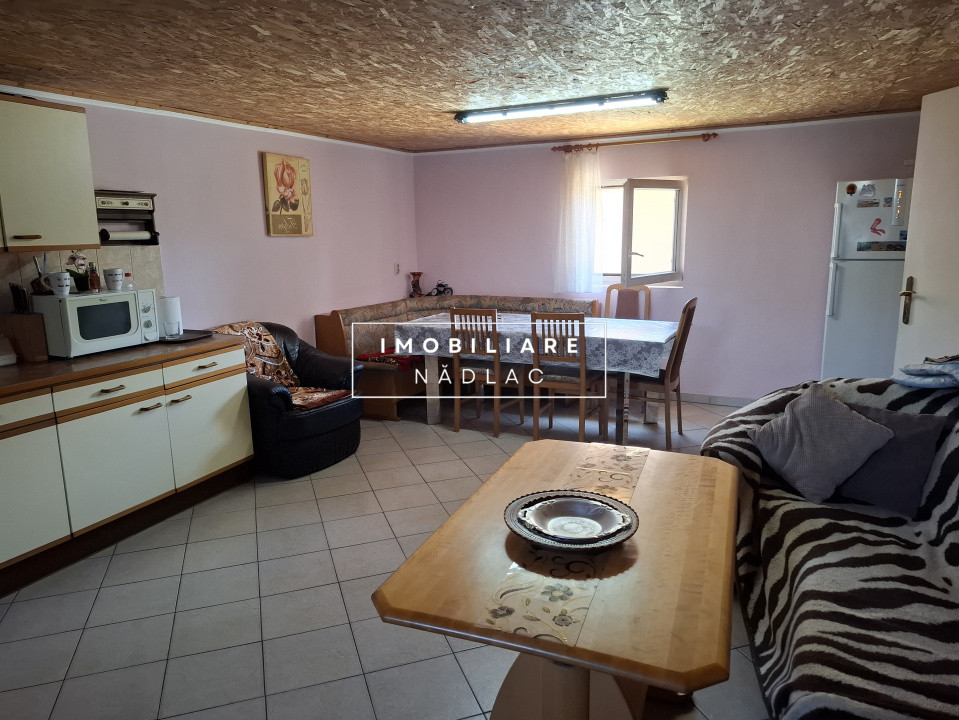 Proprietate mixtă de vânzare în Nădlac – Casă modernă + hală/grajd + teren mare