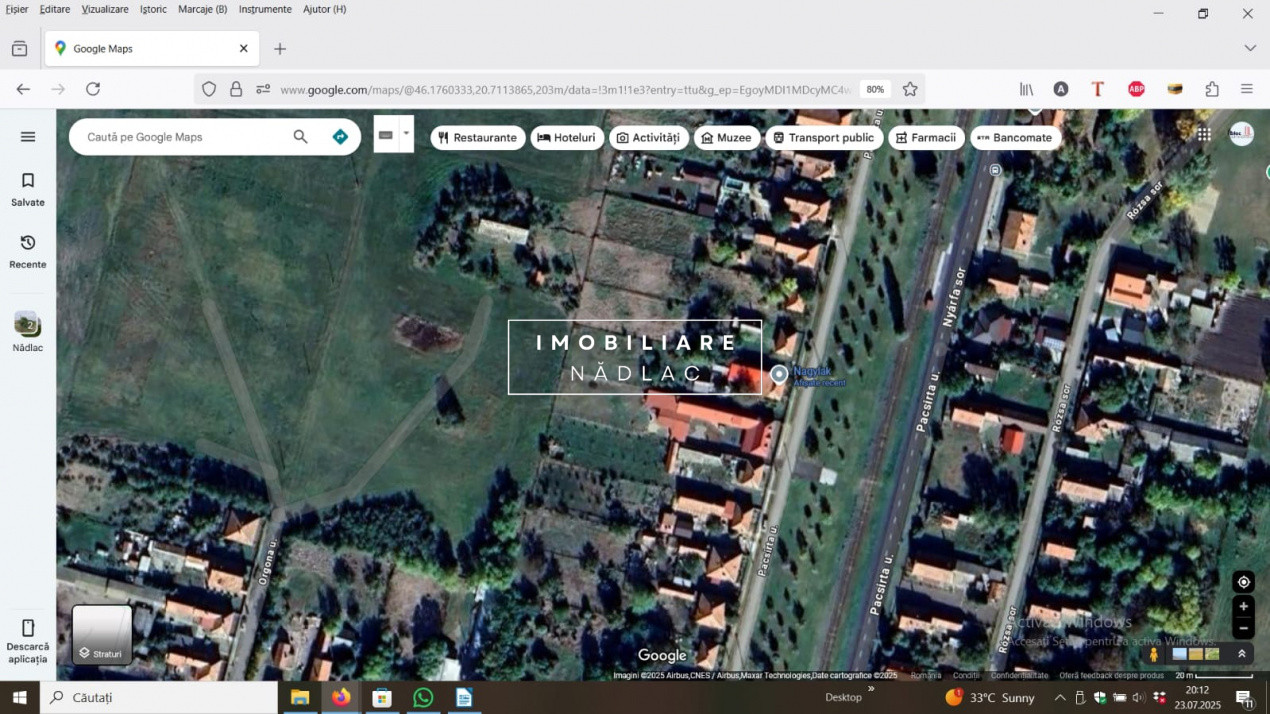 Casa 2 camere + anexe in Ungaria Nadlacul Nou 500m de granita cu Romania