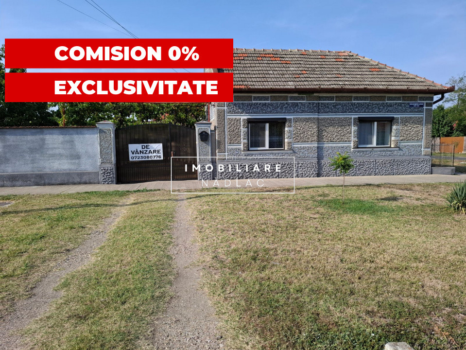 Casa amenajata in Nadlac pe strada Dr. Martin Luther (strada larga)