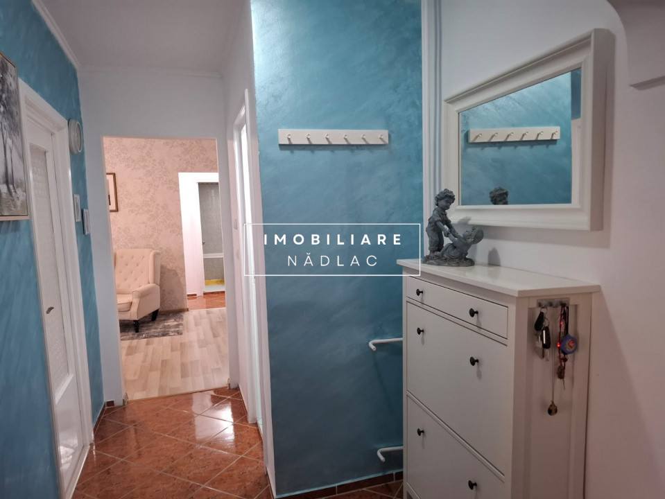 Apartament renovat recent 3 camere etaj 2 in Nadac