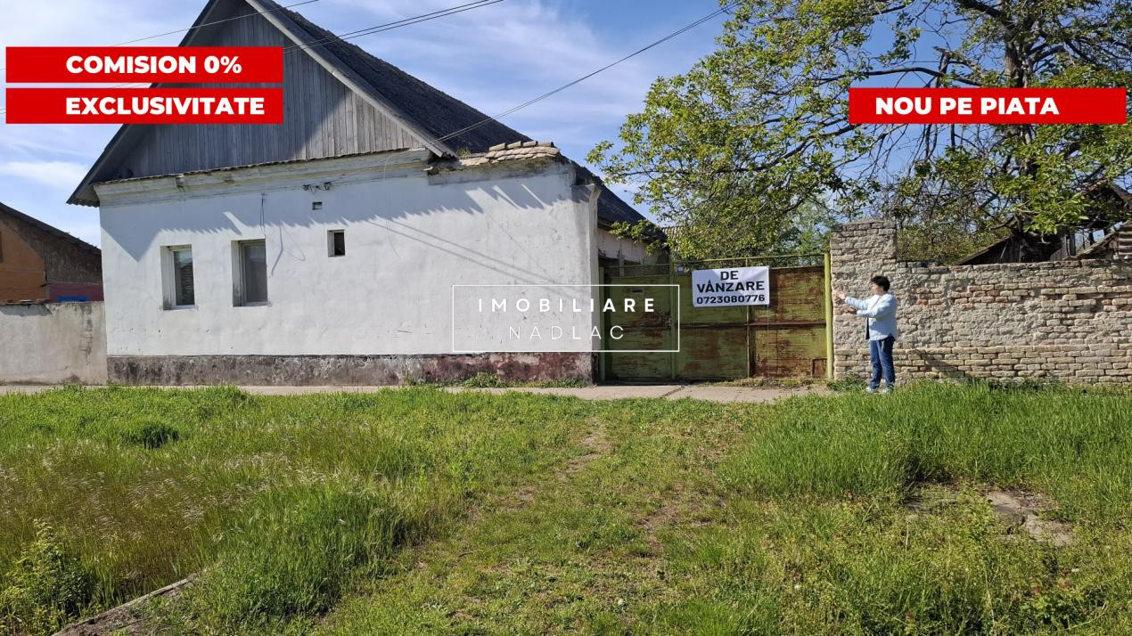 Casa pentru renovare  in Nadlac cu teren 1472mp