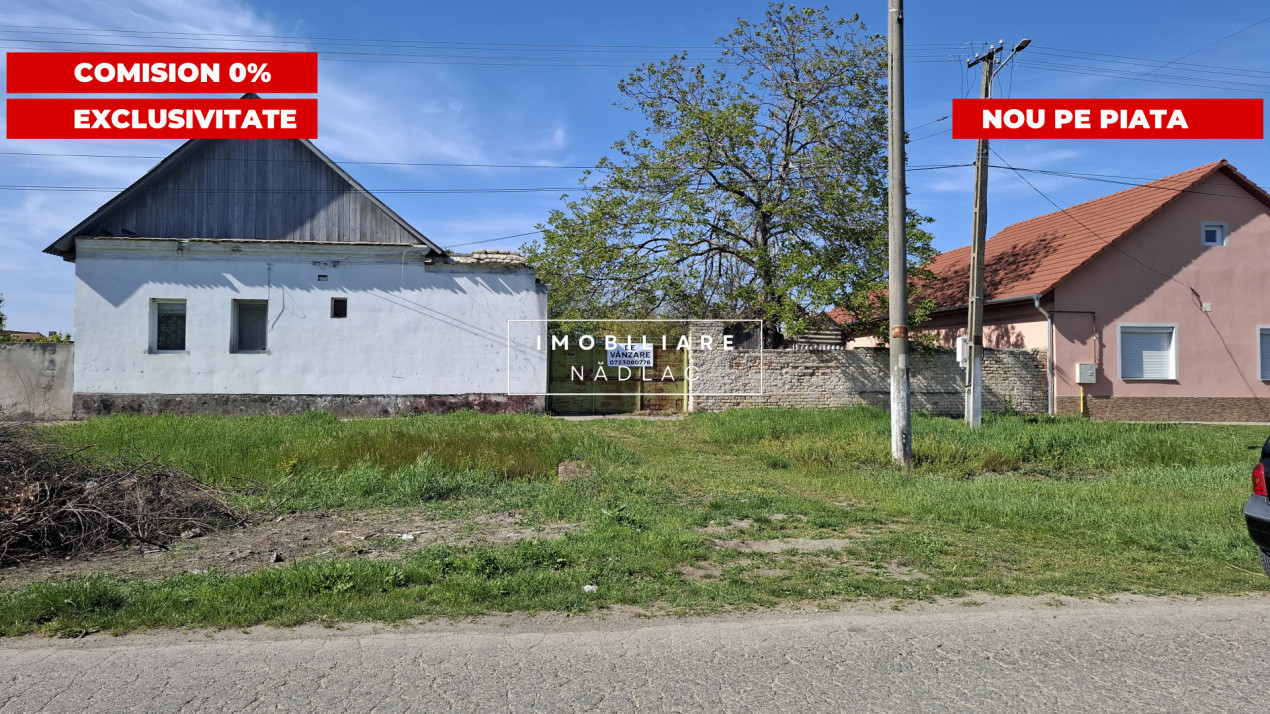 Casa pentru renovare  in Nadlac cu teren 1472mp