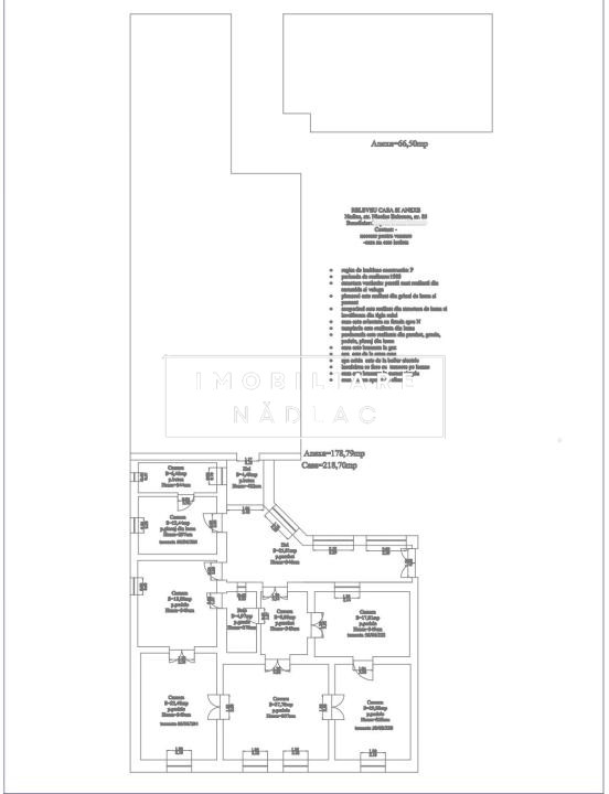 Proprietate rară în Nădlac – Casa ultracentral 7 camere